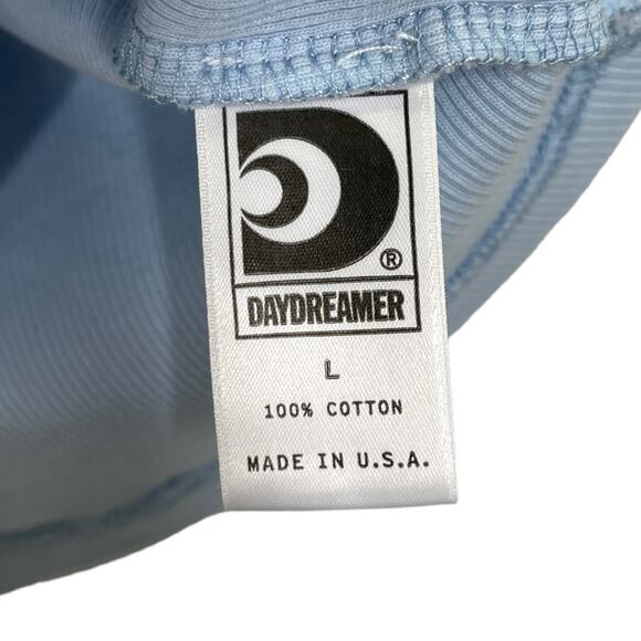 Daydreamer Too Sharp To Love Baby Tee Large Ribbed Graphic Heart Tattoo Grunge - Picture 5 of 5